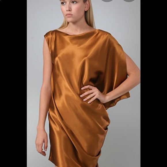 Ports 1961 Dresses & Skirts - Ports 1961 Asymmetrical Silk Dress